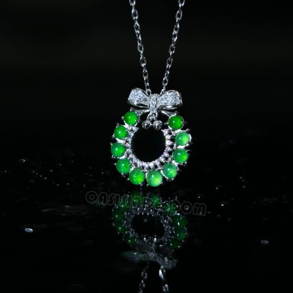 Hot Selling Jade Fine Jewelry Pendant Natural Jade Oasisjad