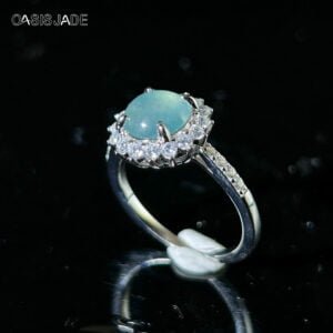 Natural Jadeite Blue Water Kind Of Jadeite Ring